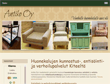 Tablet Screenshot of antiko.fi